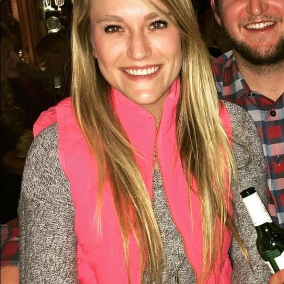 Hot Pink J Crew Vest - Picture 2 of 2